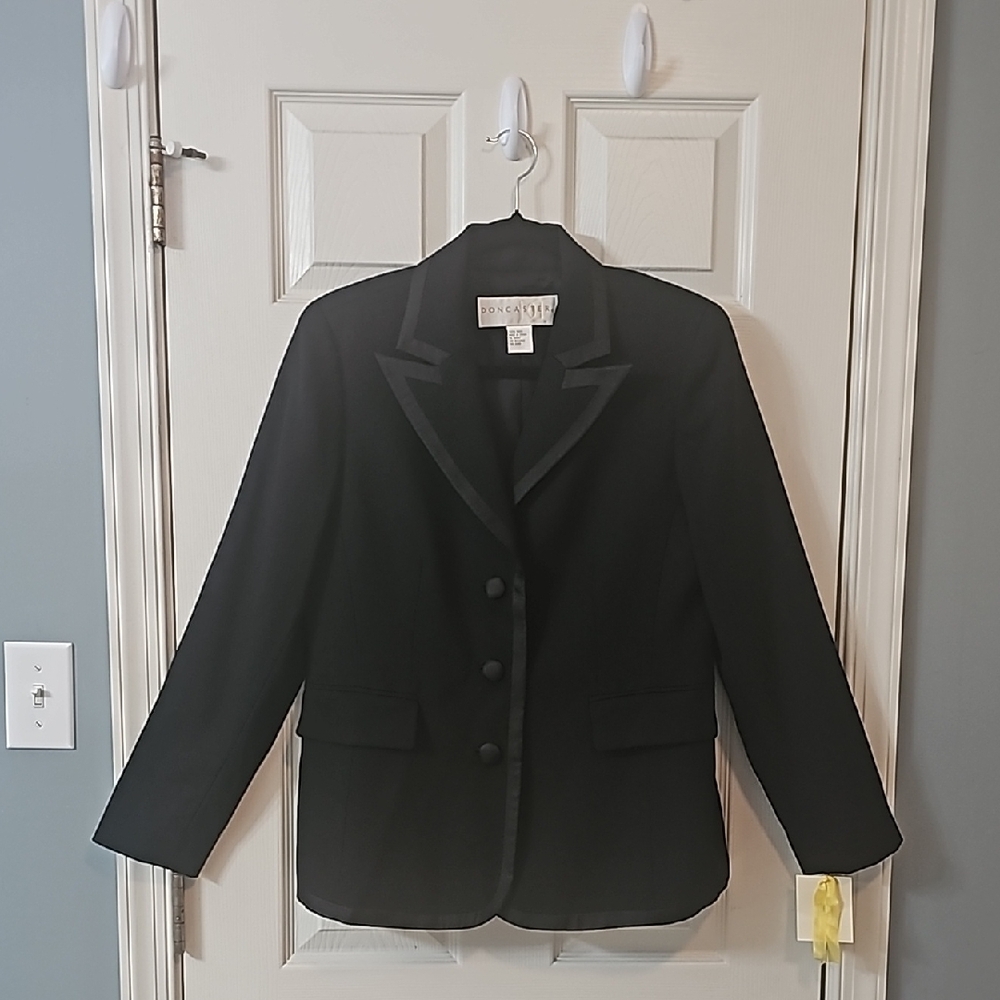 Doncaster Black Blazer Jacket Elegant Wear Office Wear Career Special Ocassion